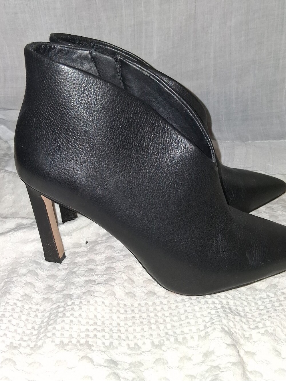 Classic Black Pointed-Toe Women's Ankle Booties